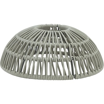 Rattanowa lampa wisząca Hue piaskowa 20cm